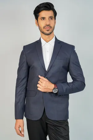Poly Viscose Grey Blazer