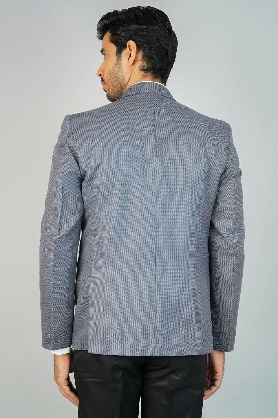Poly Viscose Grey Blazer