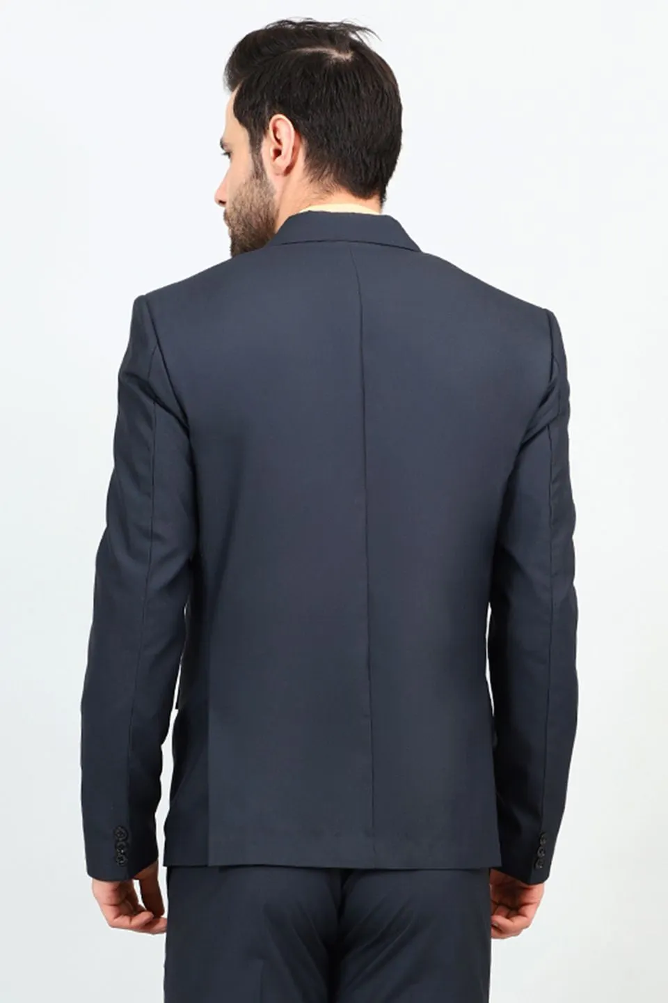 Polyester Cotton Blue 1 Blazer