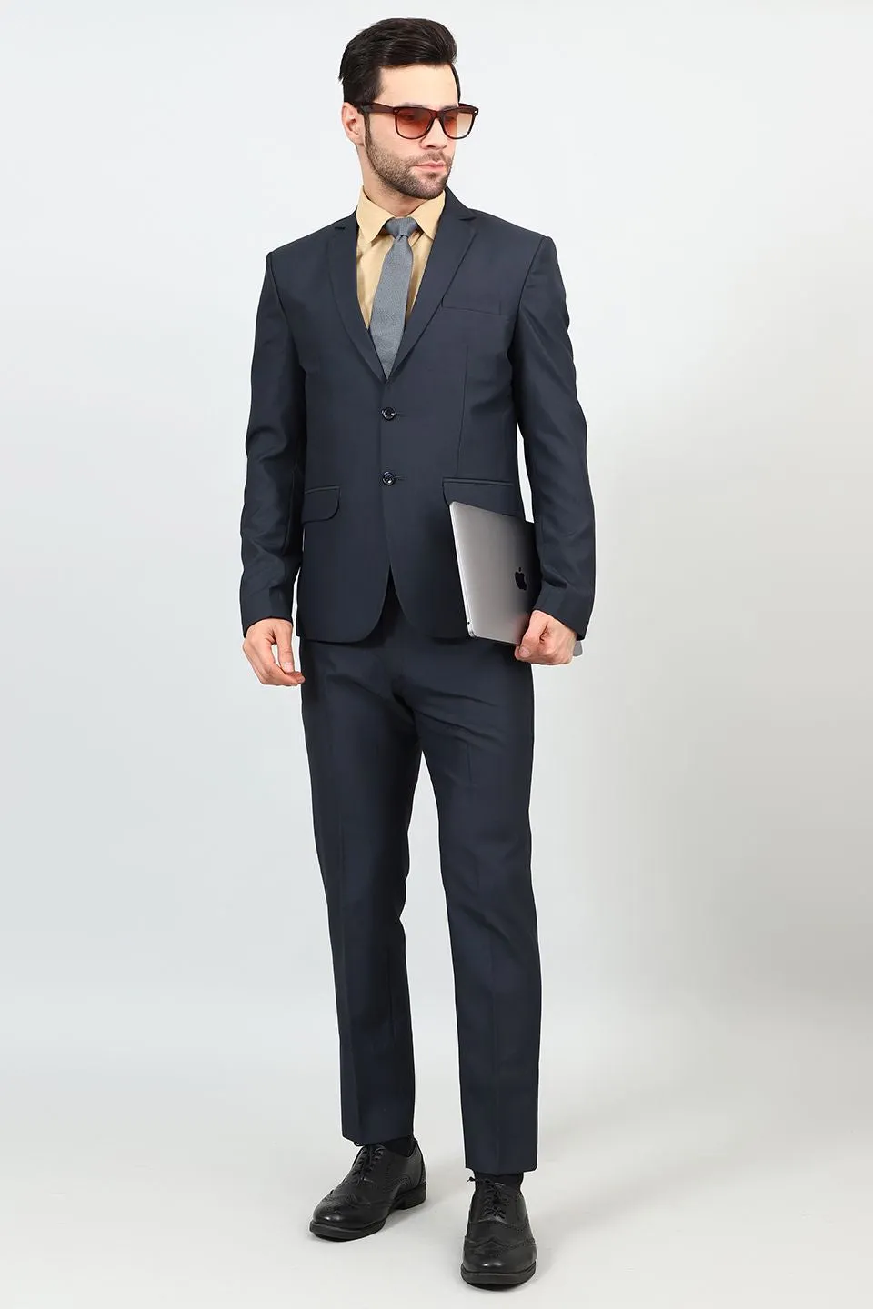 Polyester Cotton Blue 1 Blazer