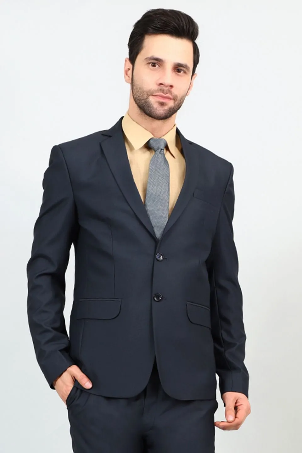 Polyester Cotton Blue 1 Blazer