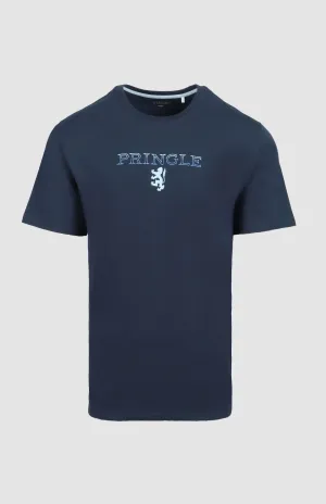 Pringle Ezra Short Sleeve T Shirt Navy