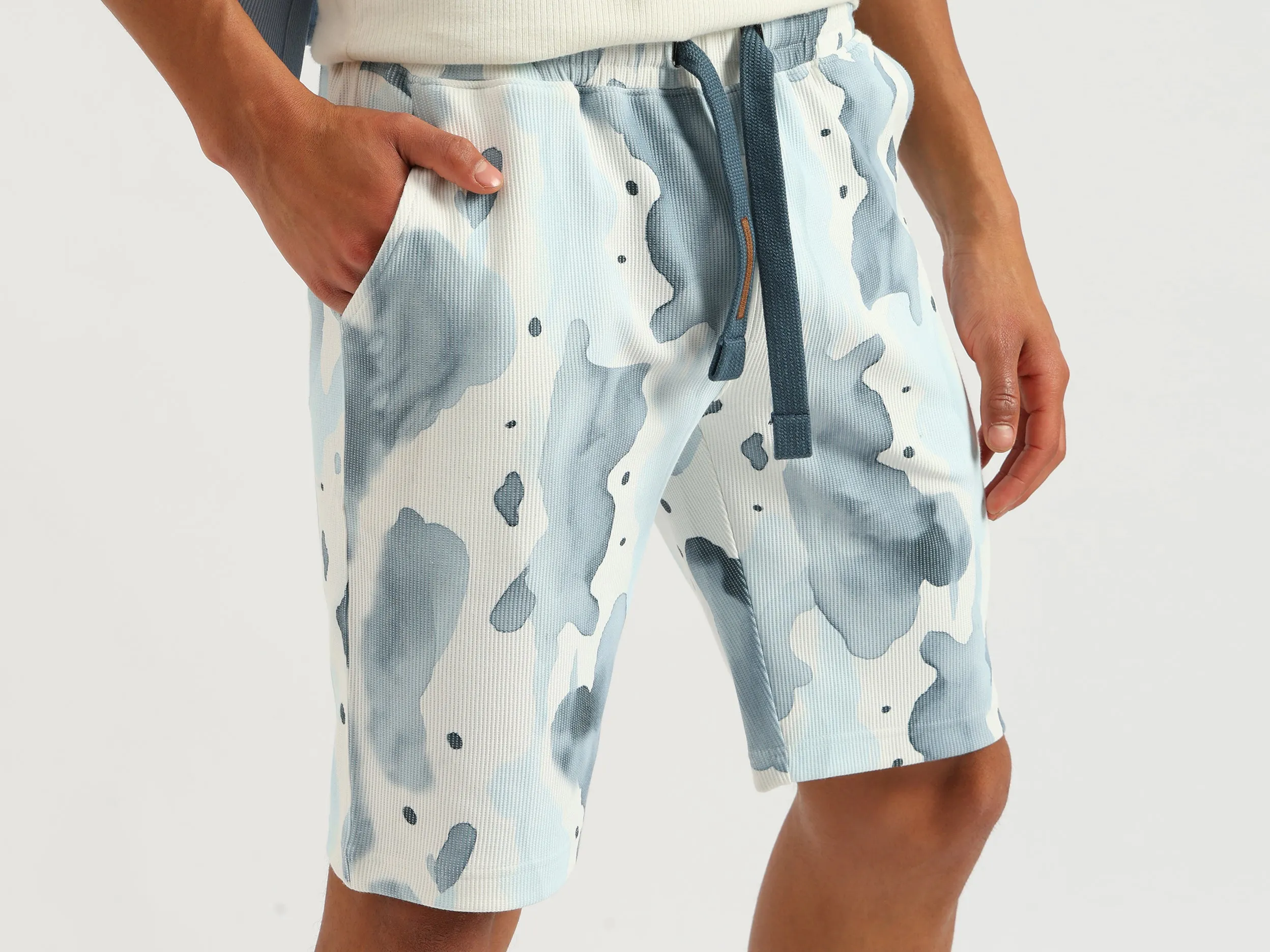 Printed Regular Fit Bermuda Shorts