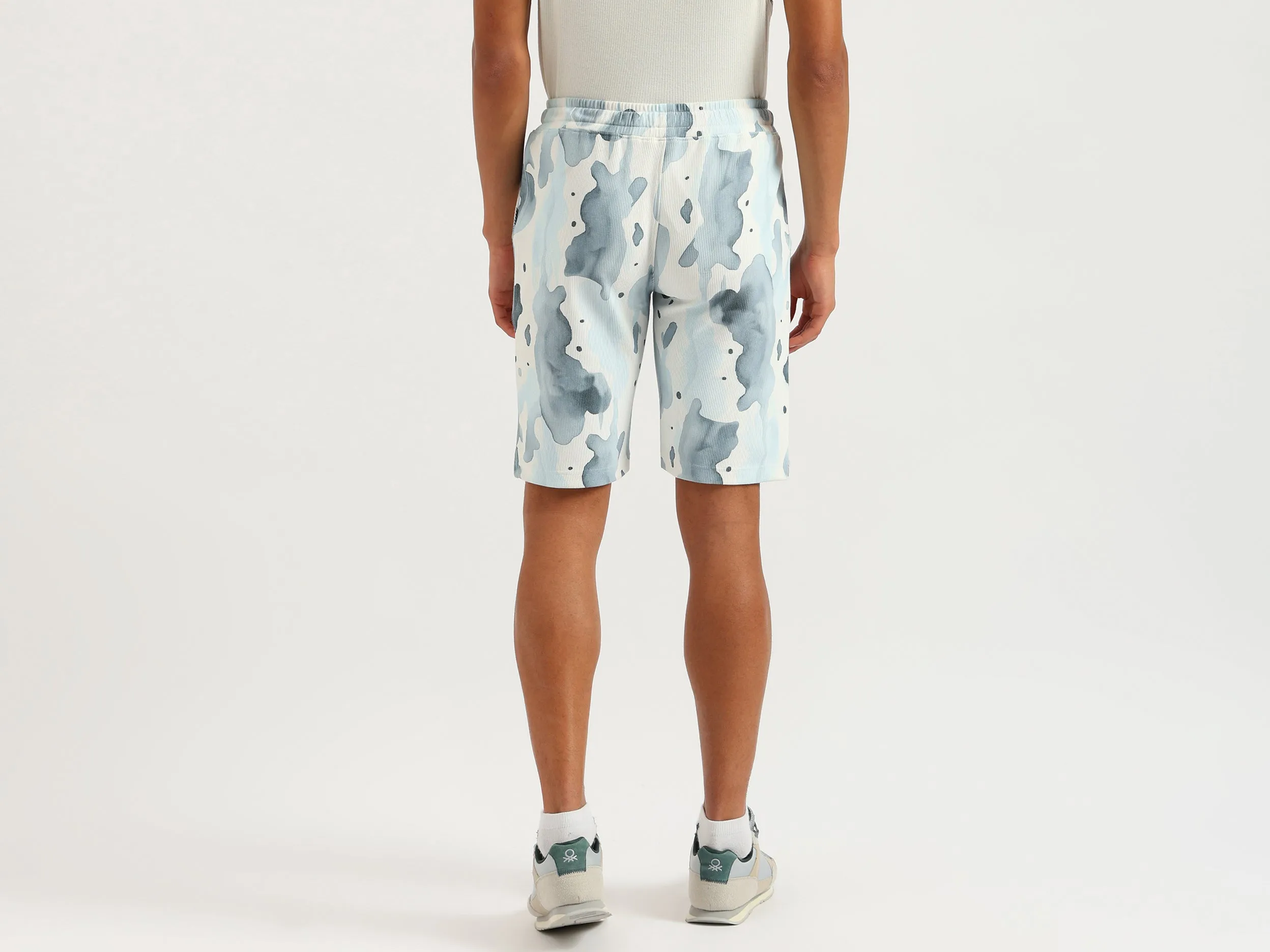 Printed Regular Fit Bermuda Shorts