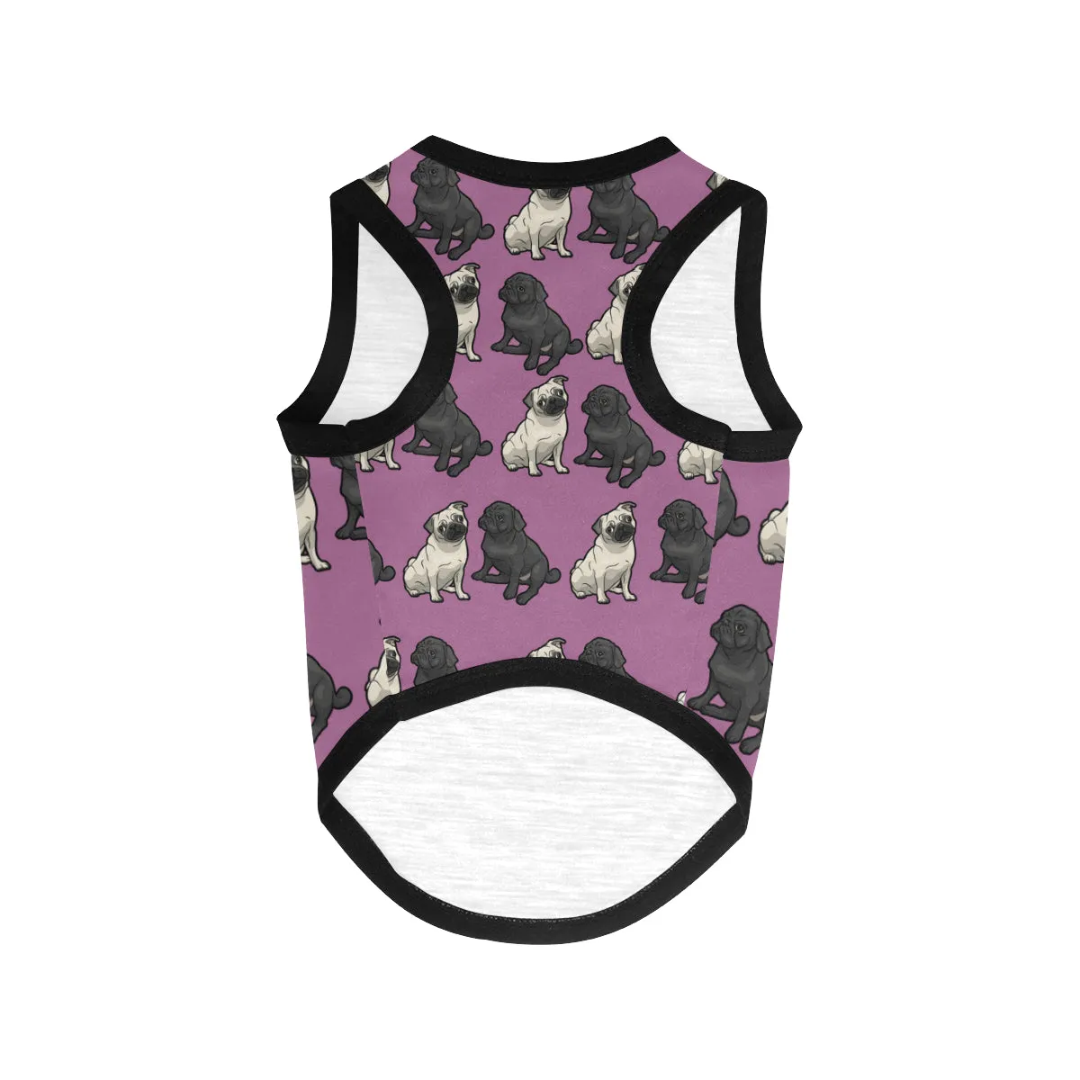Pug Doggie Tank Top Cartoon