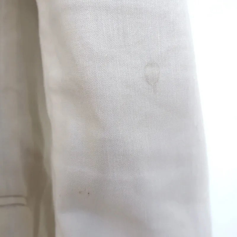 Rag & Bone Margot Blazer Ecru Stretch Linen Size 2 One-Button Jacket