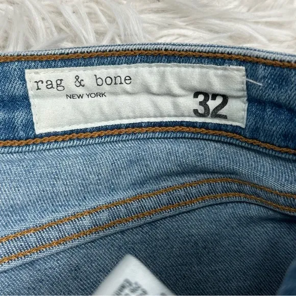 Rag &amp; Bone Size 32 Blue Nina High Rise Shorts