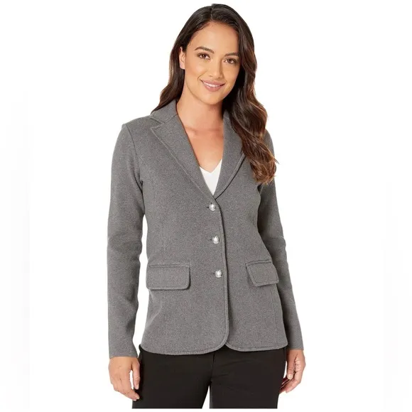 Ralph Lauren Knit Sweater Blazer Grey size 2X