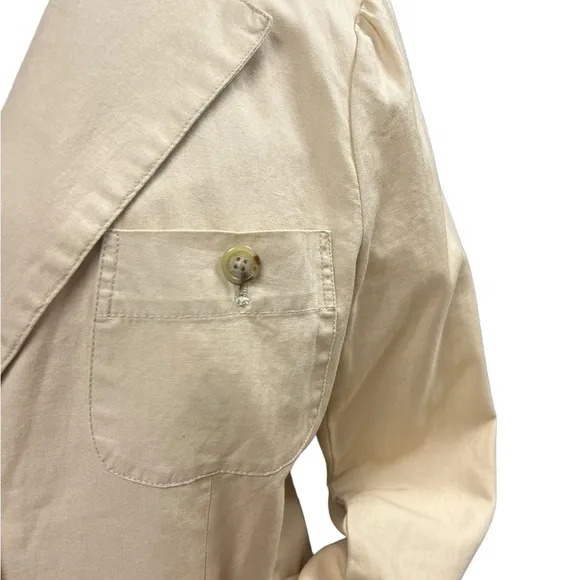Ralph Lauren Lauren women’s spring summer blazer in cotton linen blend. Newer