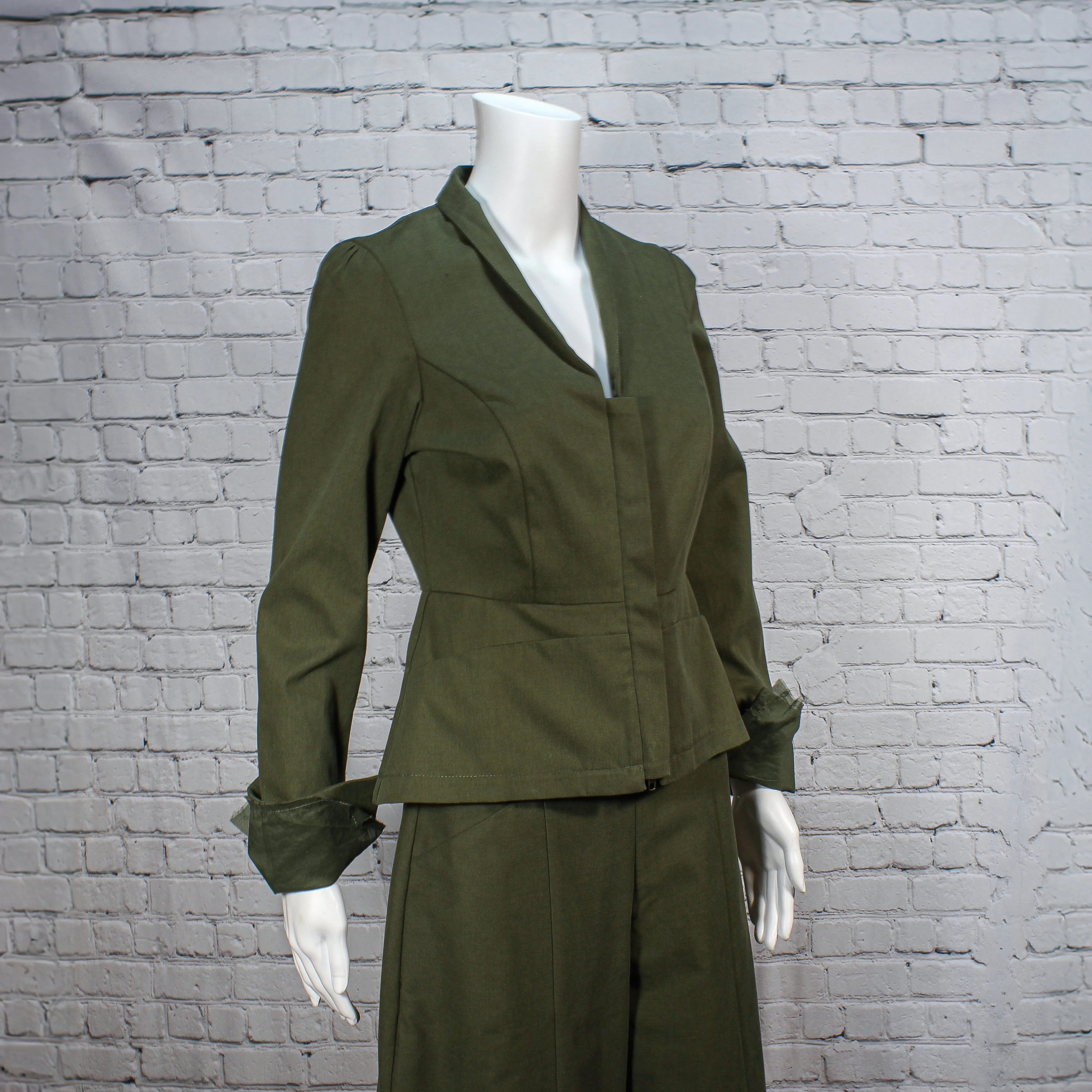 Raven Jacket in Olive by Kim Schalk