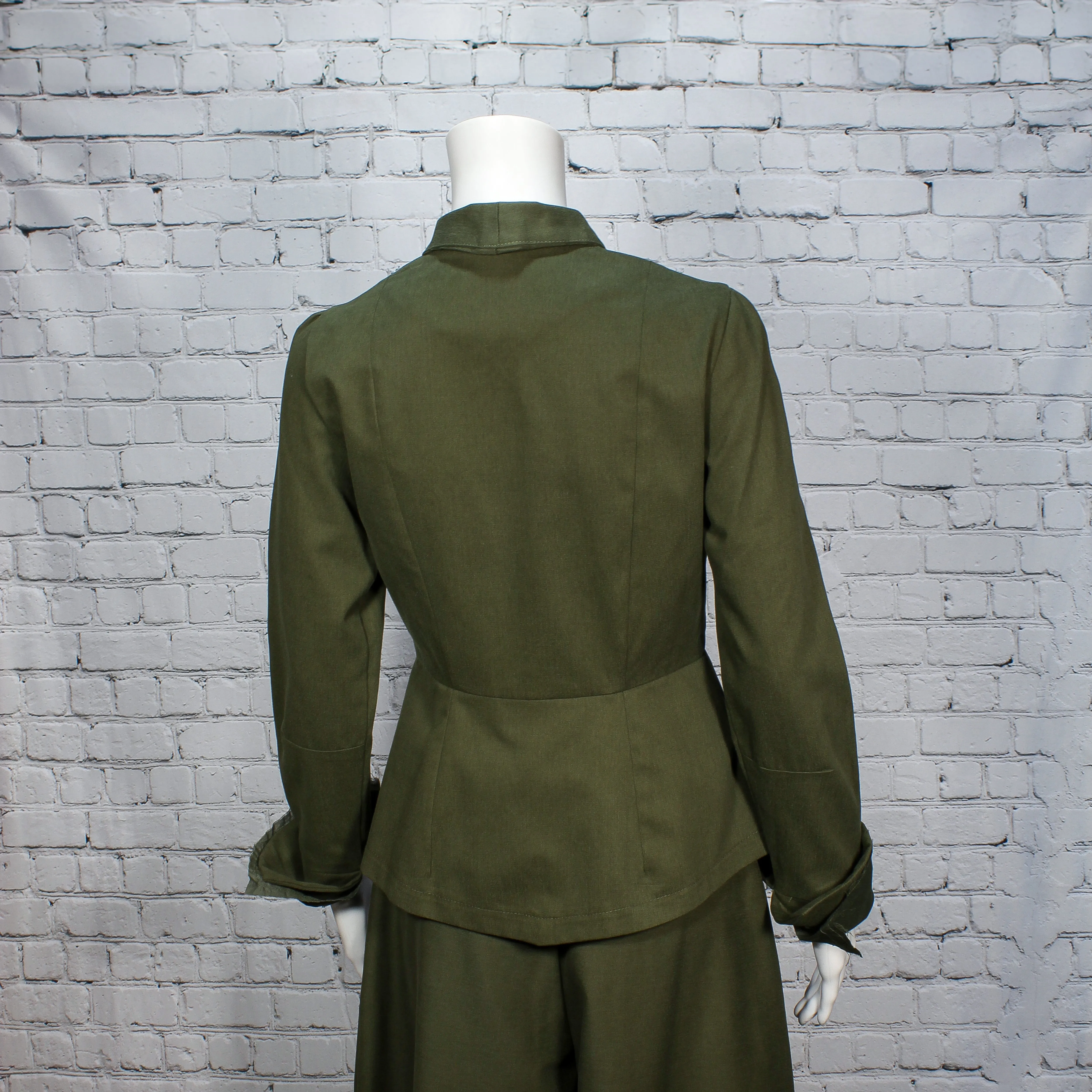 Raven Jacket in Olive by Kim Schalk