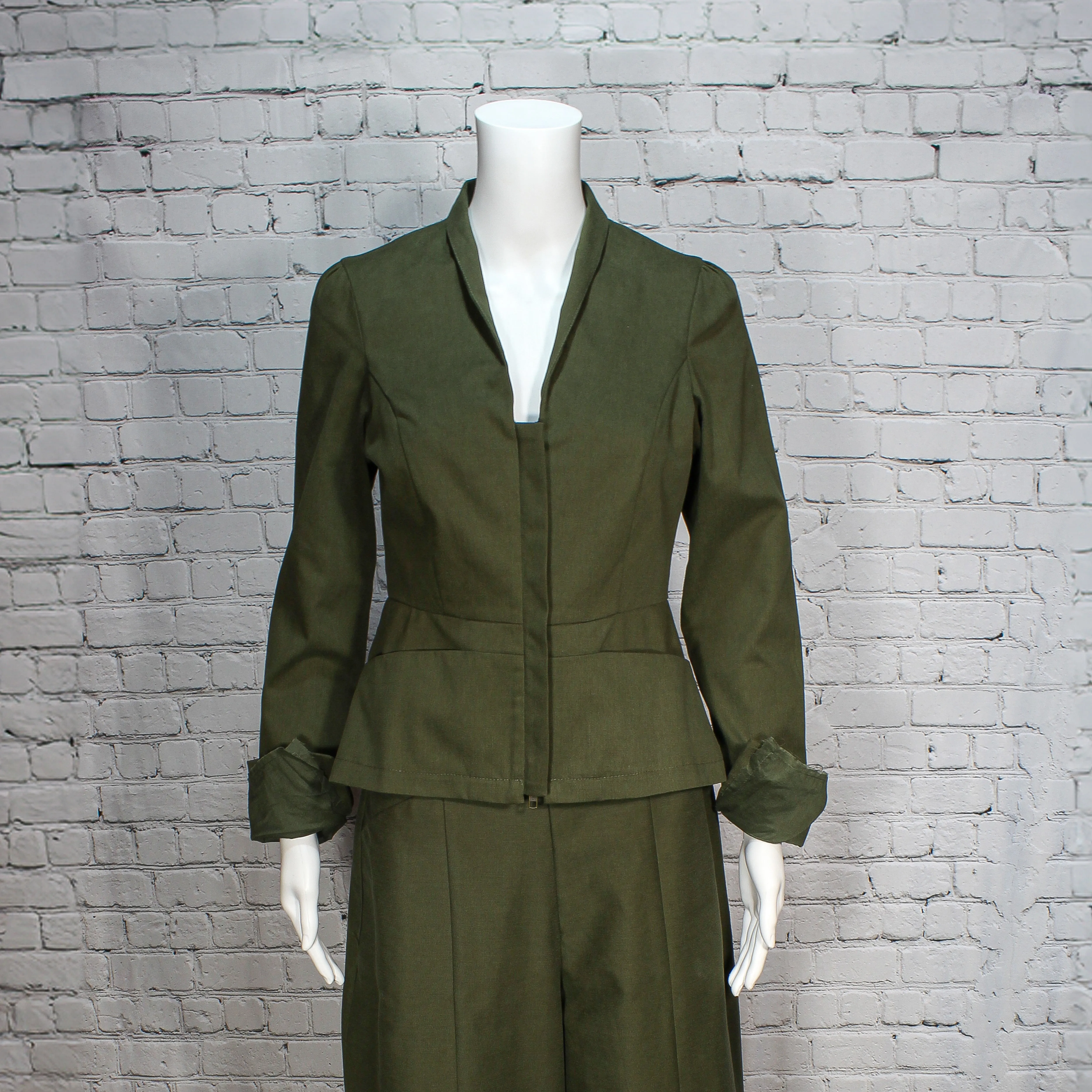 Raven Jacket in Olive by Kim Schalk