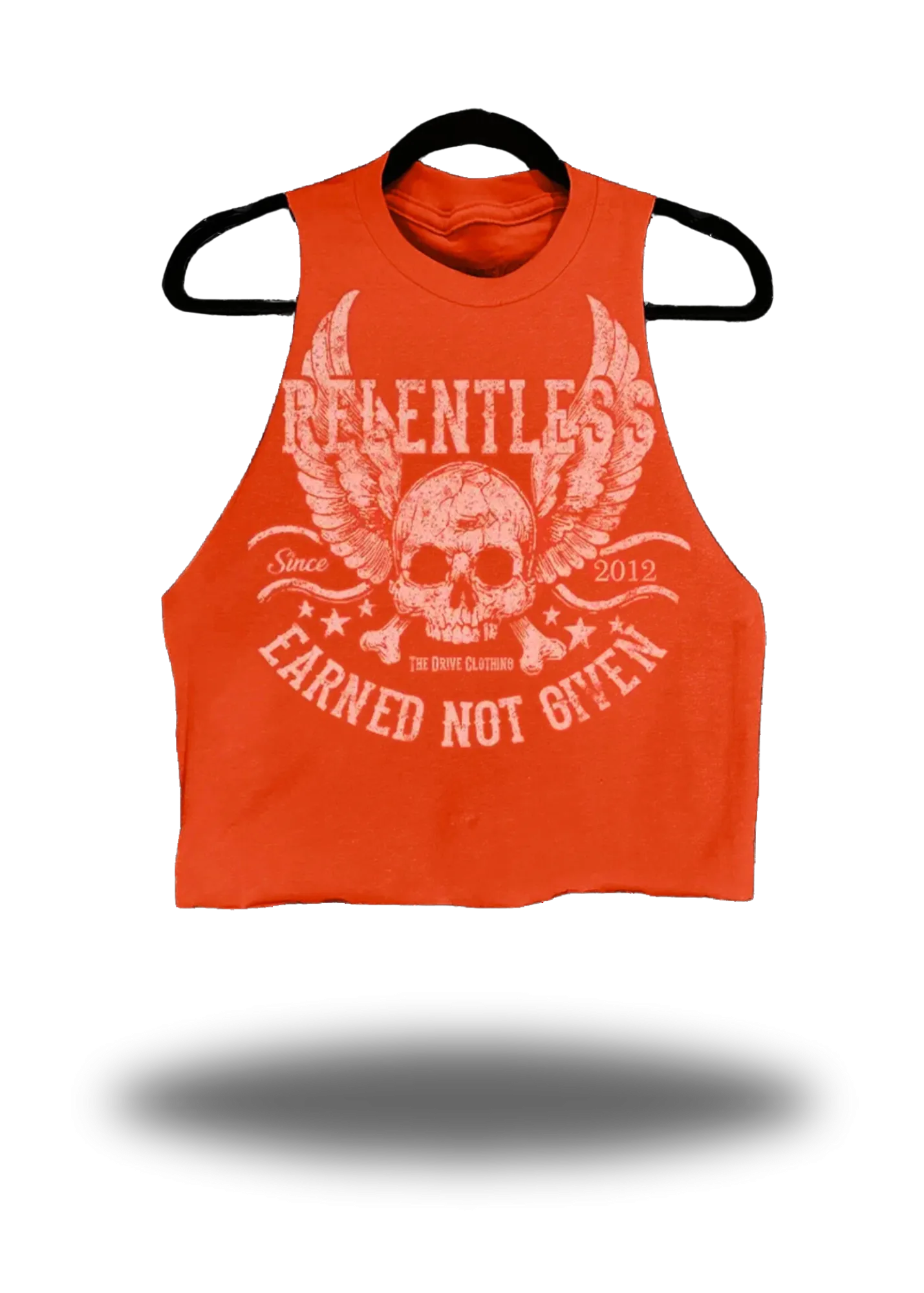 RELENTLESS CROP TANK TOP*ORANGE*