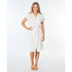 RIP CURL SOL MIDI DRESS BONE