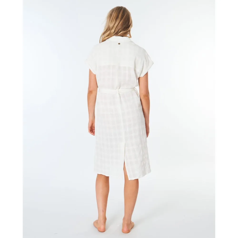 RIP CURL SOL MIDI DRESS BONE
