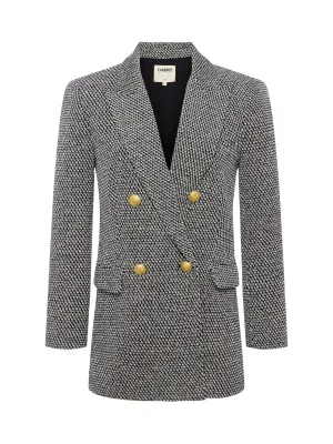 Riva Knit Double Breasted Blazer