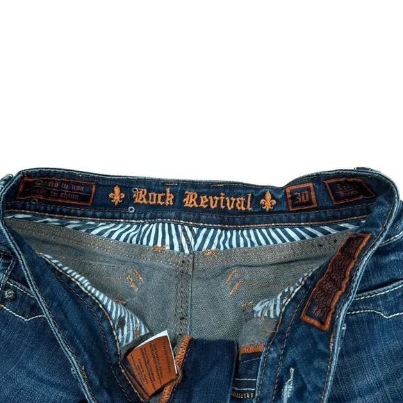 Rock Revival‎ Women's Shorts Debbie Bermuda Size 30 - 12'' inseam