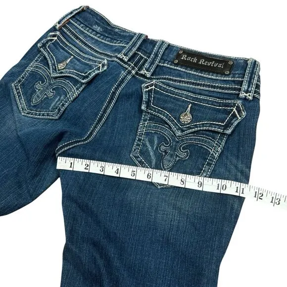 Rock Revival‎ Women's Shorts Debbie Bermuda Size 30 - 12'' inseam