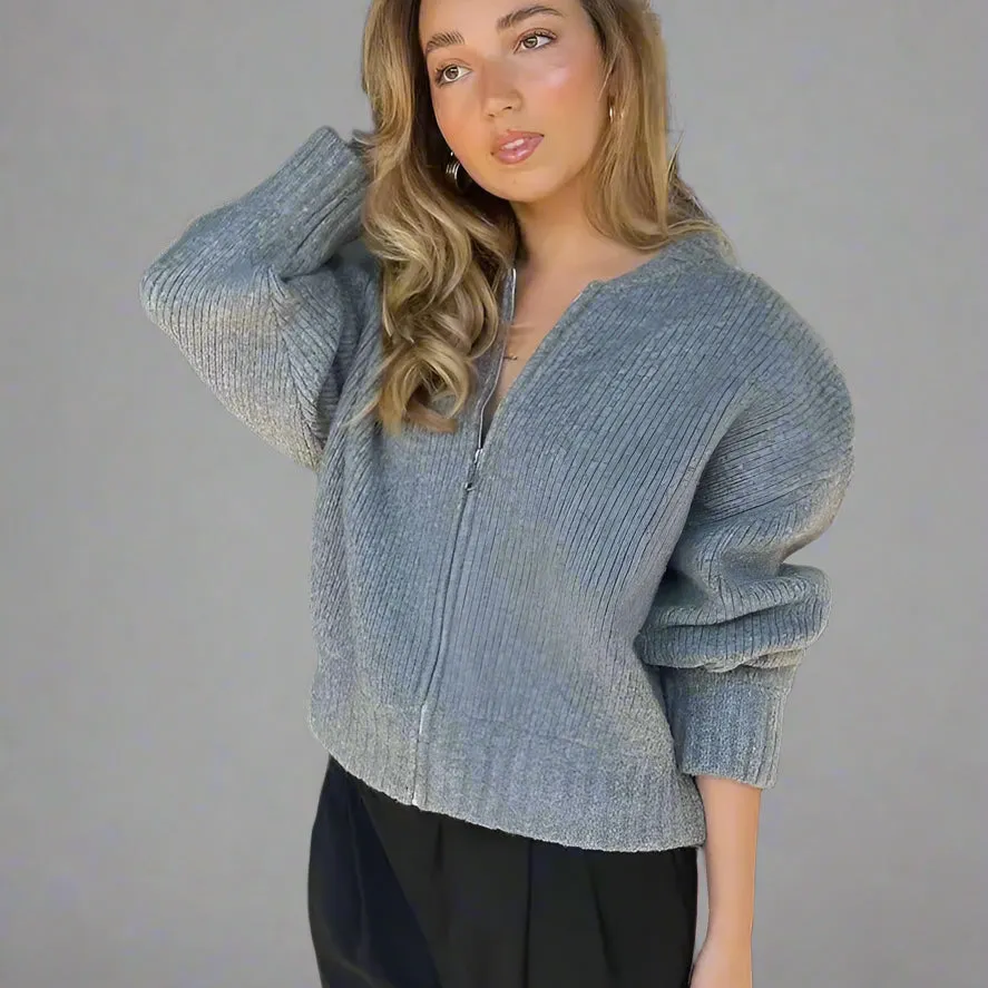 Round Neck Cardigan