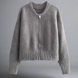 Round Neck Cardigan