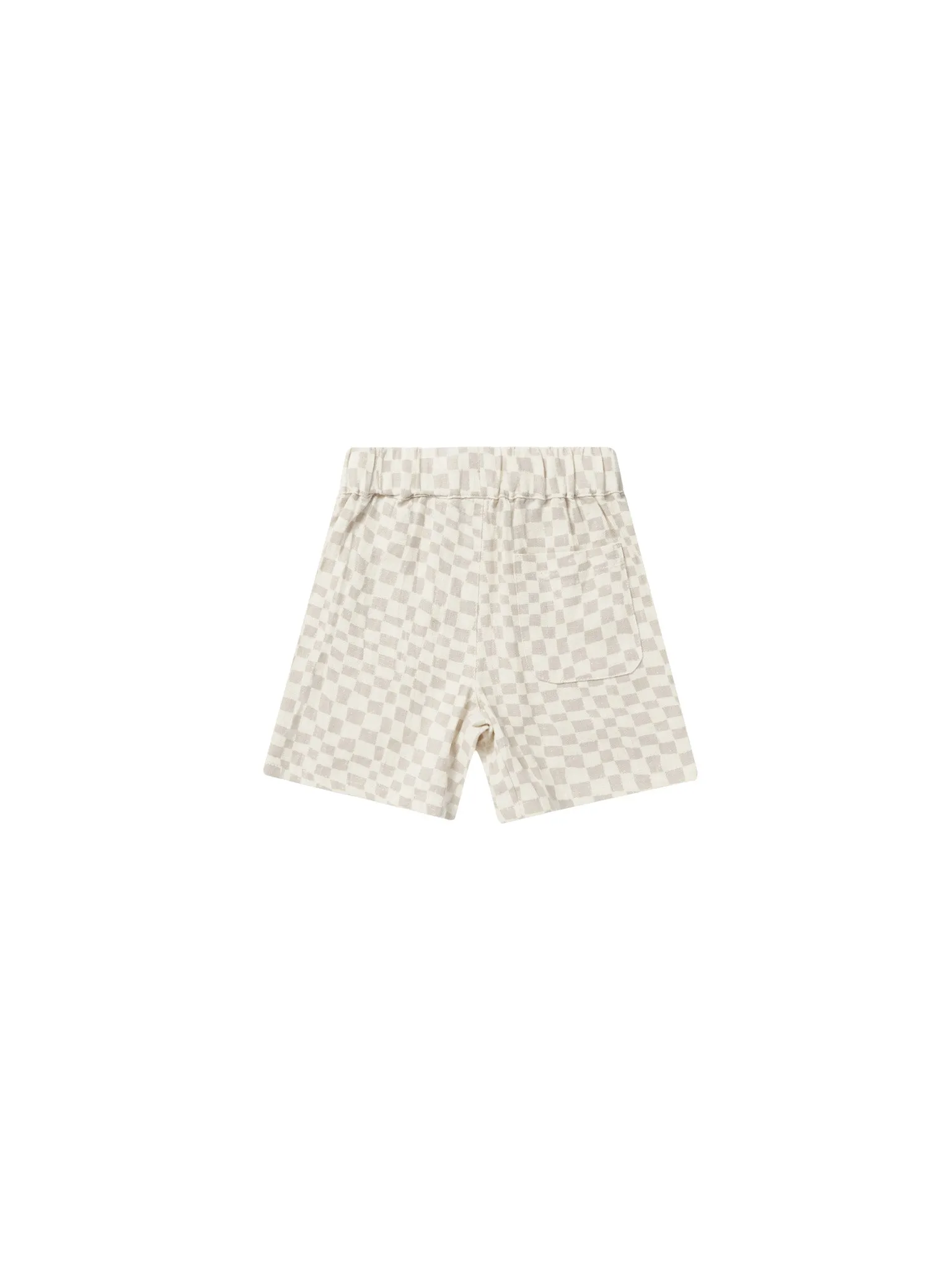 Rylee & Cru Bermuda Short Dove Check
