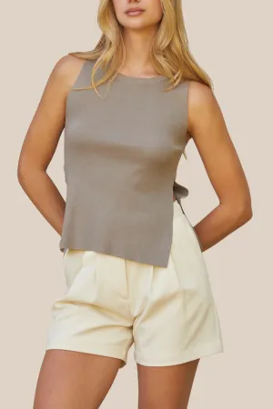 SABLE TOP - TAUPE