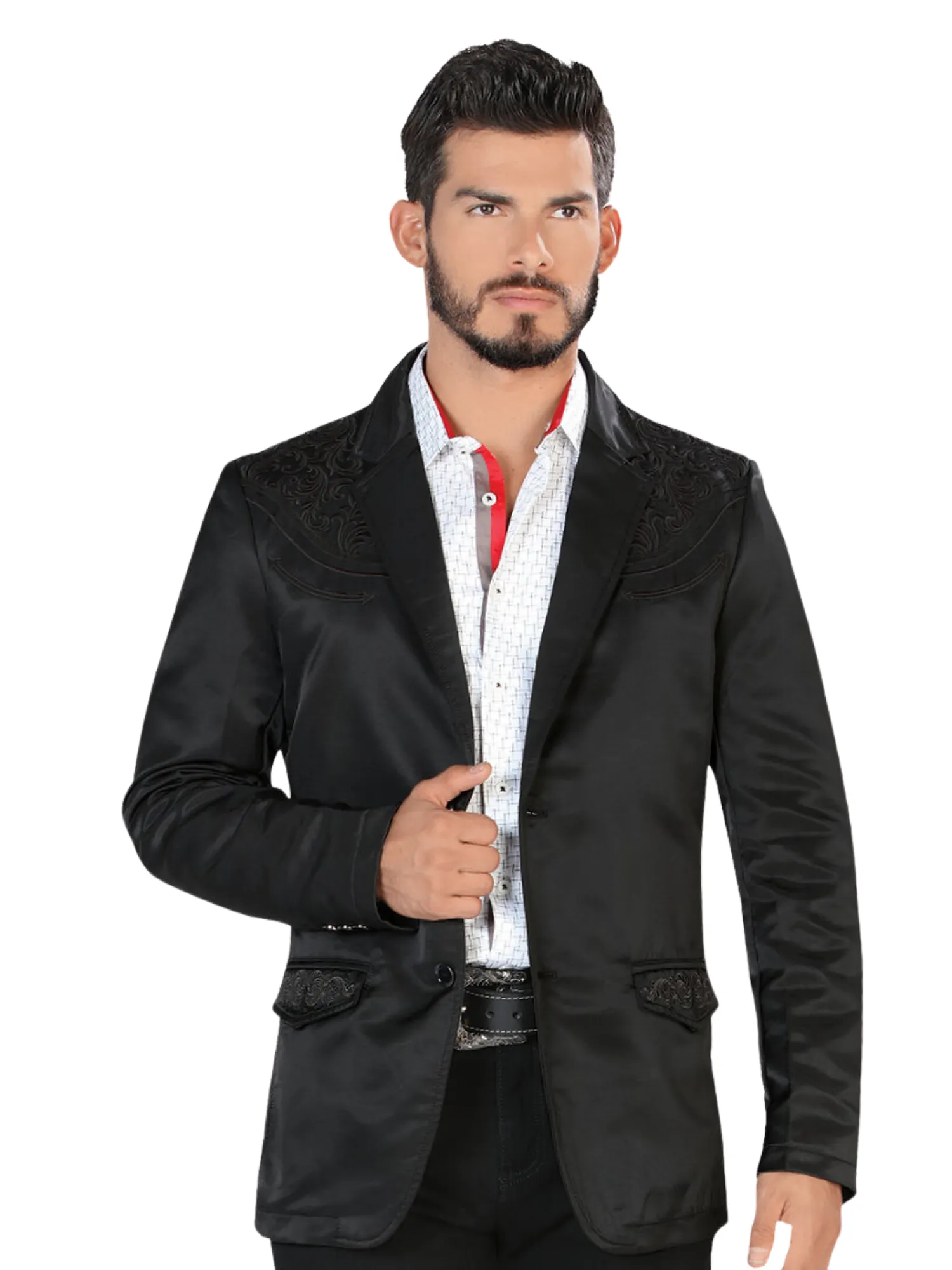 Saco Vaquero Bordado para Hombre 'Lamasini' - ID: 494
