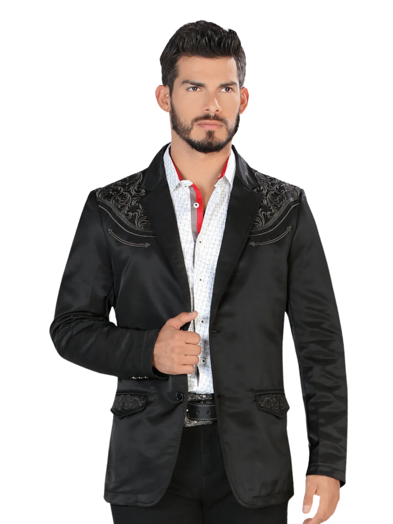 Saco Vaquero Bordado para Hombre 'Lamasini' - ID: 494