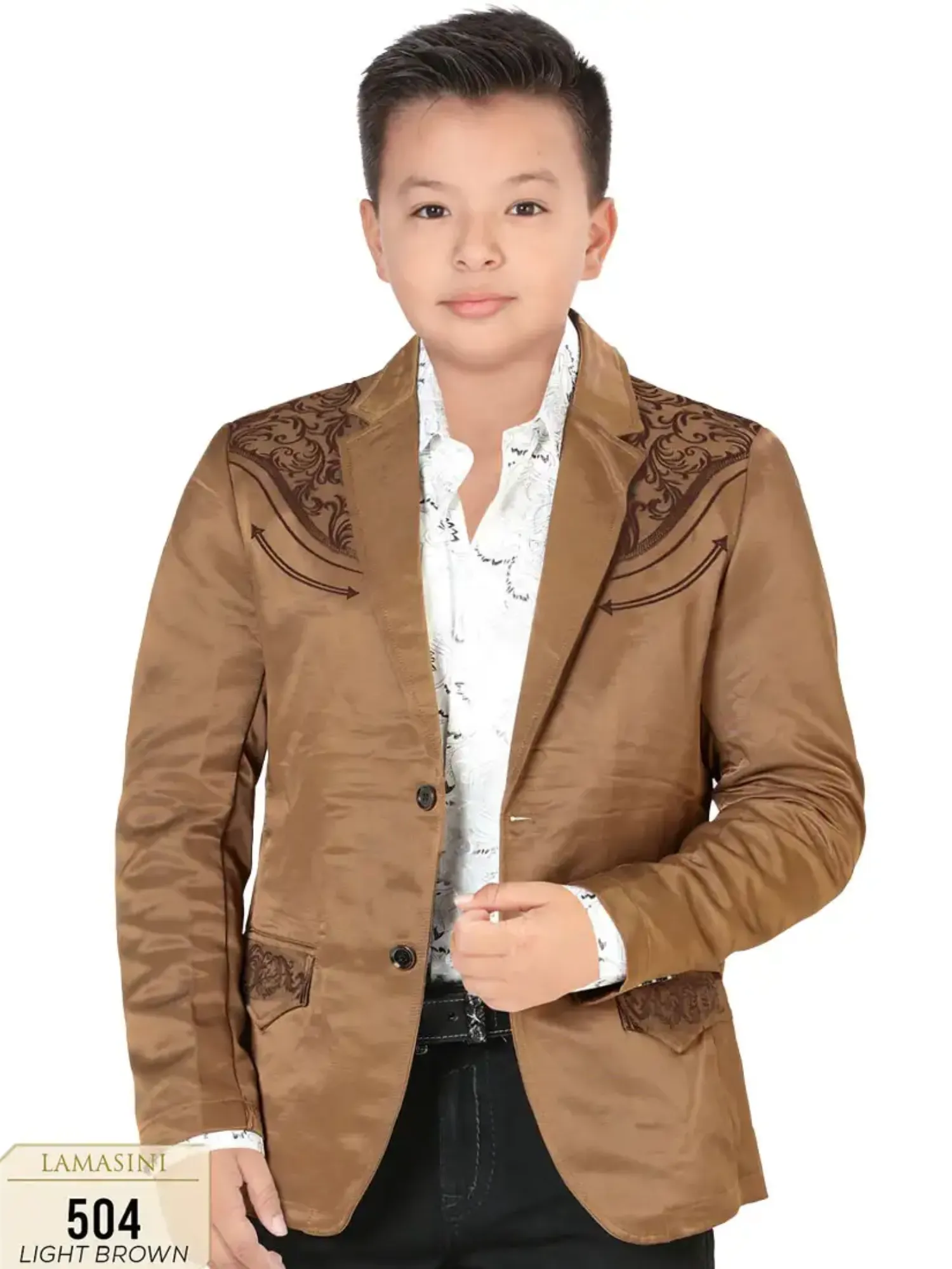 Saco Vaquero Bordado para Niños 'Lamasini' - ID: 504