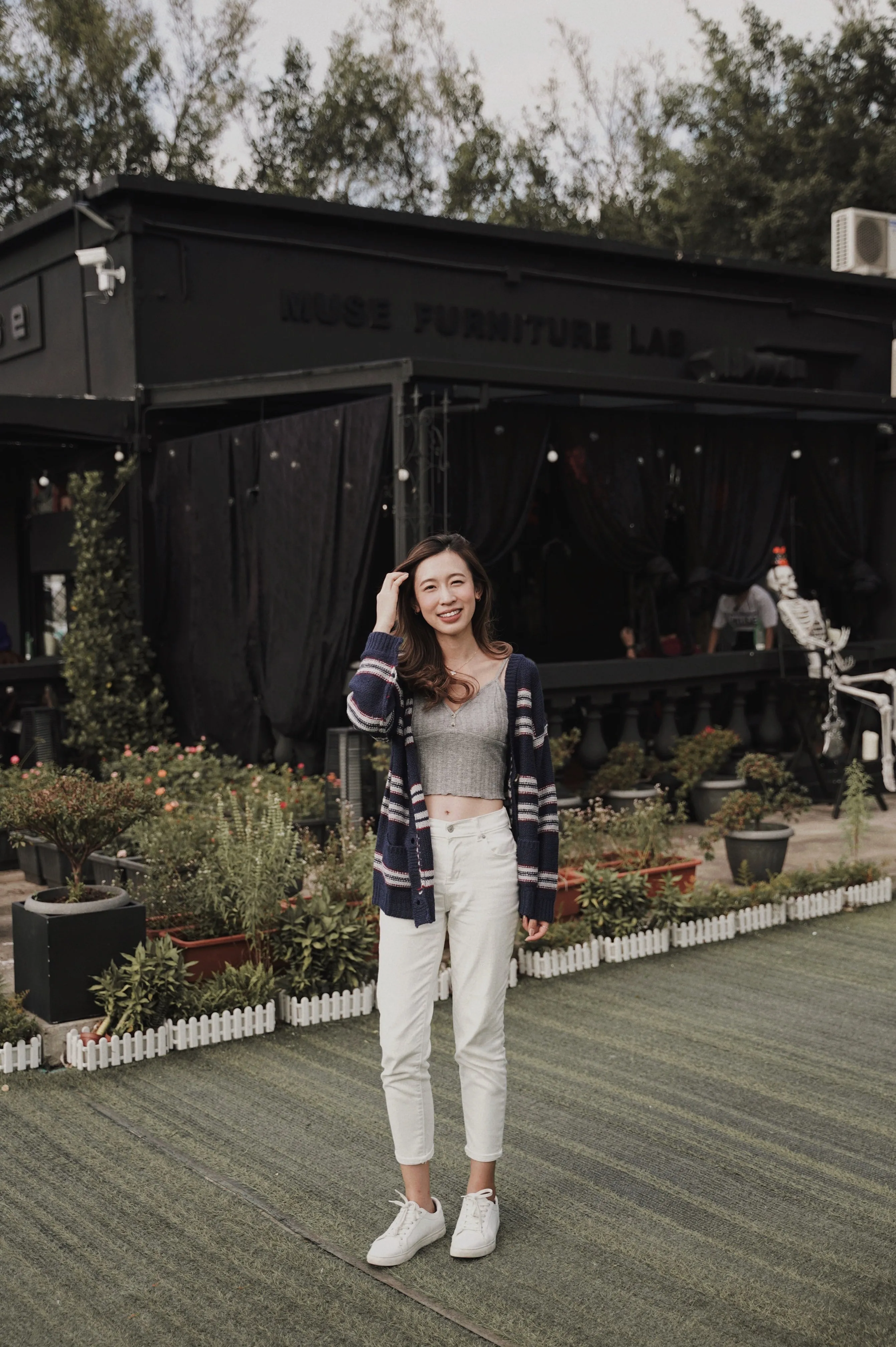 Sadie Striped Boyfriend Cardigan