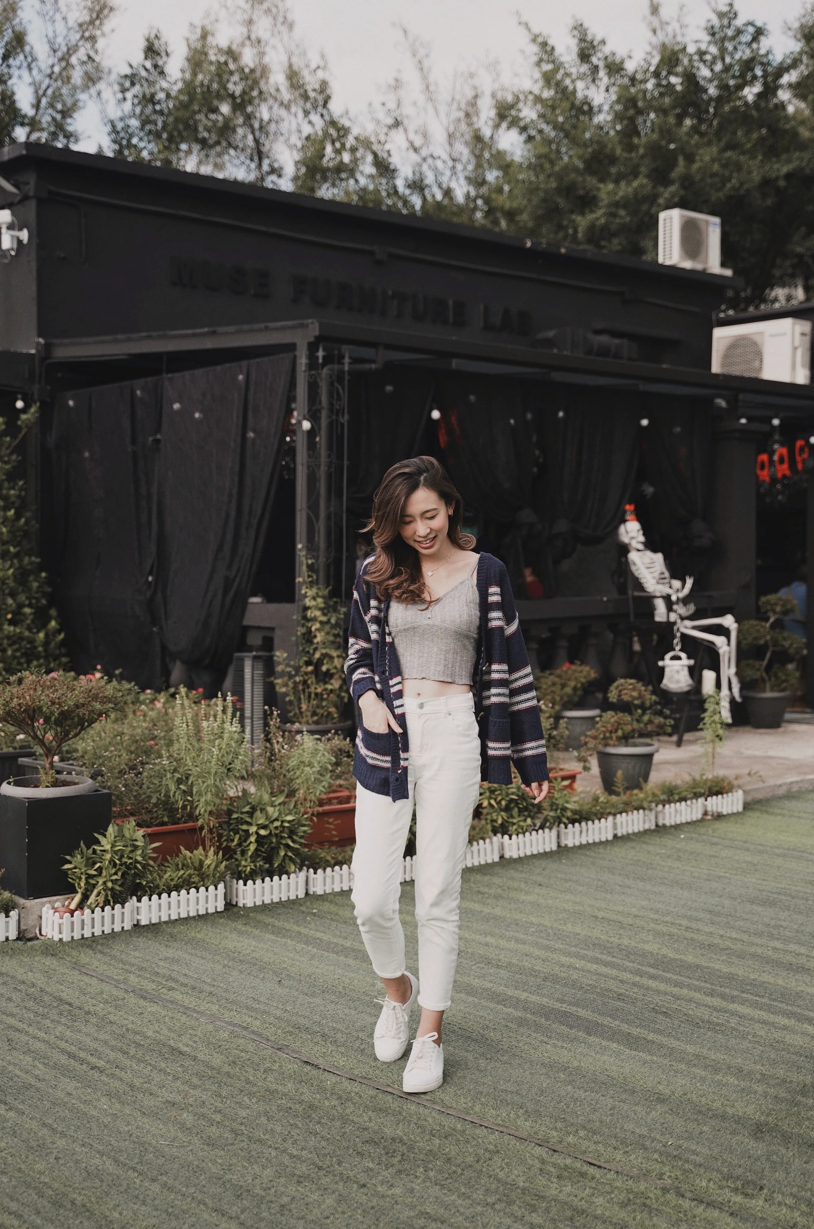 Sadie Striped Boyfriend Cardigan