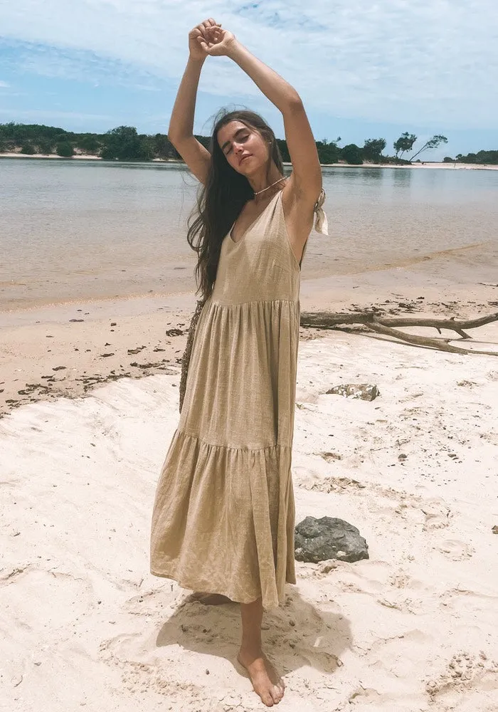 Samara Dress - Almond