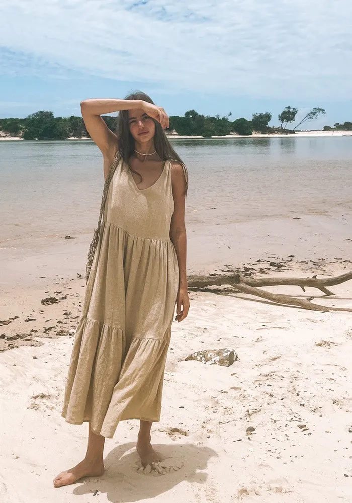 Samara Dress - Almond