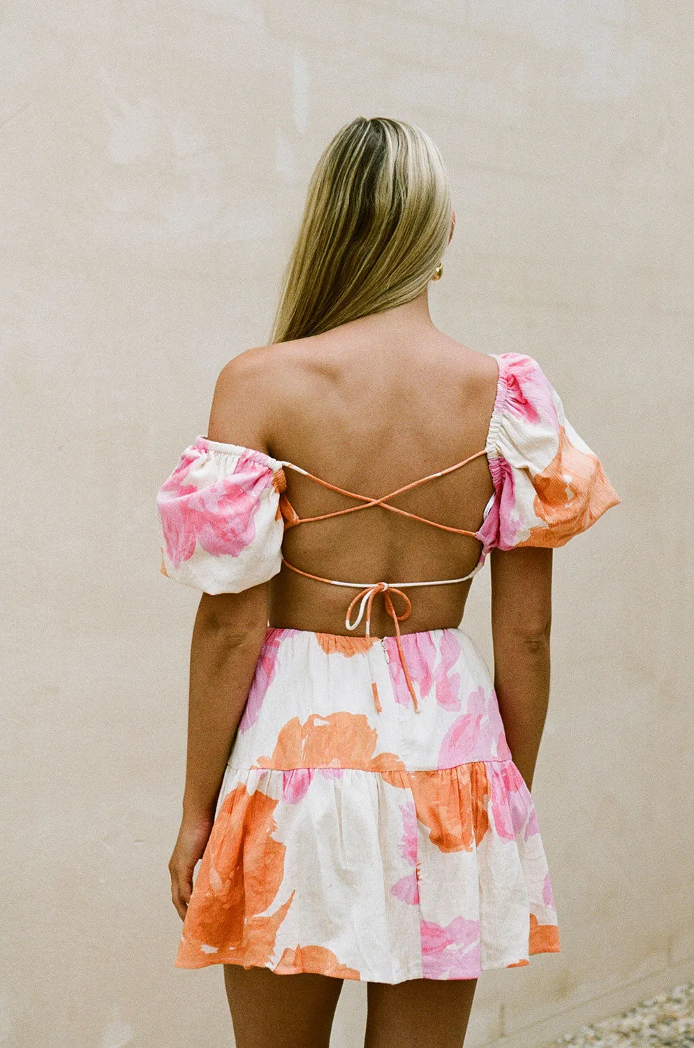 SAMPLE-Raffy Dress - Solstice Pink
