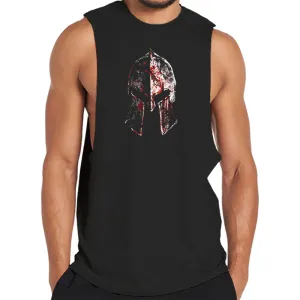 Sanguinity Spartan Helmet Graphic Tank Top