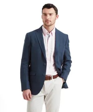 Schoffel Mens Cowes linen Jacket - Navy