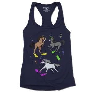 Seahorses Ladies Tank Top