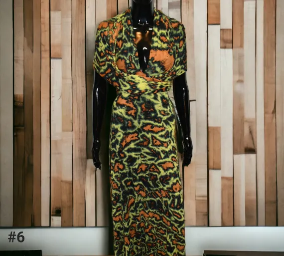 Shallay Long Infinity Wrap Dress