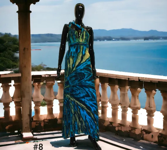 Shallay Long Infinity Wrap Dress