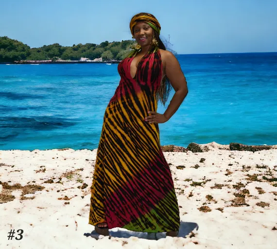 Shallay Long Infinity Wrap Dress