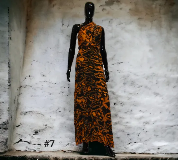 Shallay Long Infinity Wrap Dress
