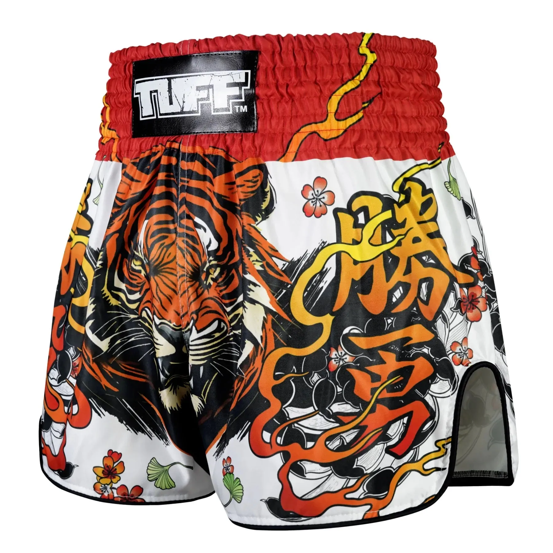 Shorts de Muay Thai Tuff High Cut Retro "Tora Chikara" Power Of Tiger
