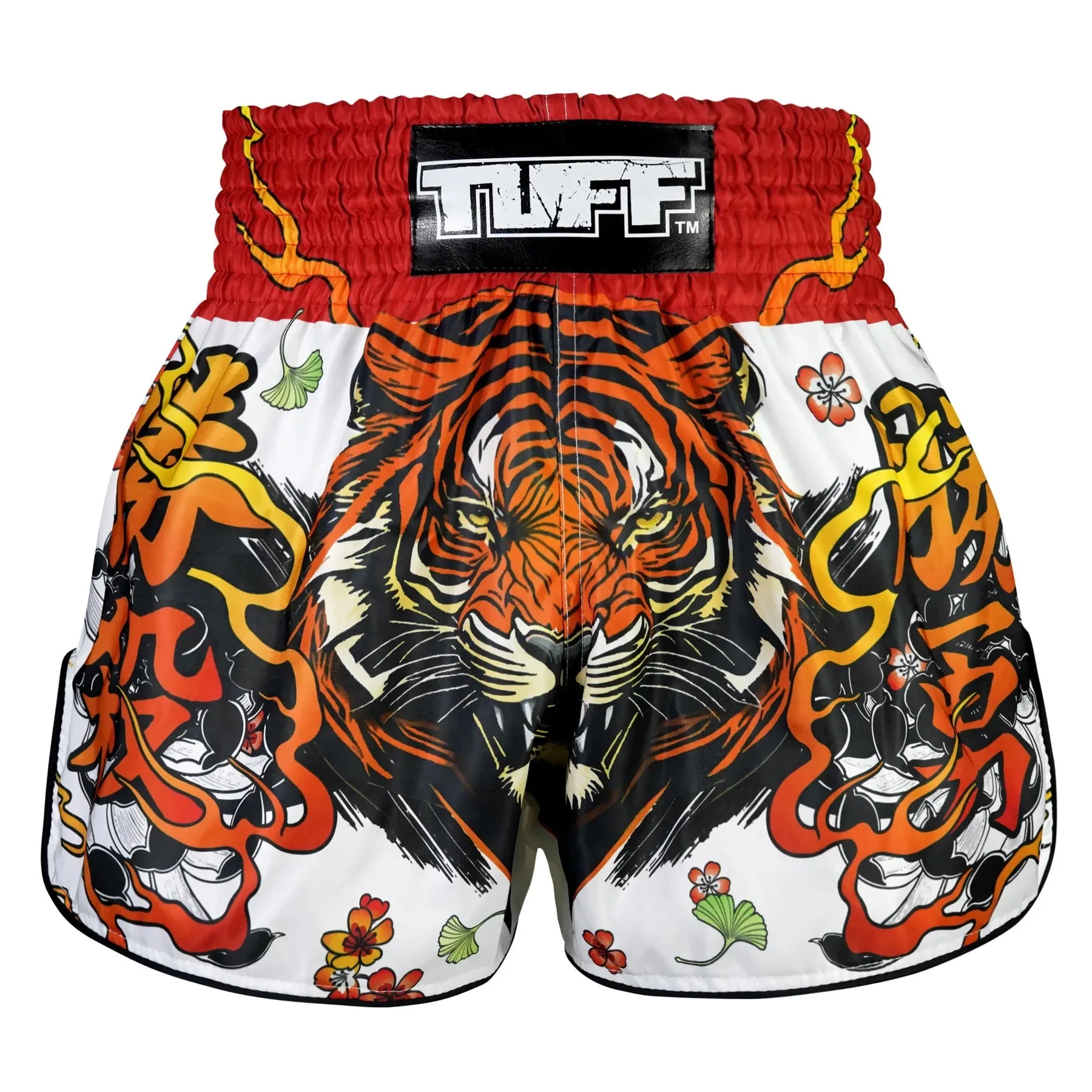 Shorts de Muay Thai Tuff High Cut Retro "Tora Chikara" Power Of Tiger
