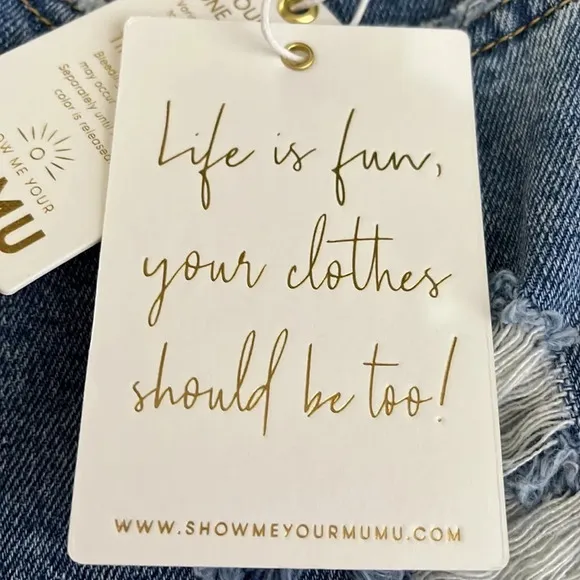 Show Me Your Mumu Arizona Button Up Shorts in Playa Del Mu - Size 27 - NWT