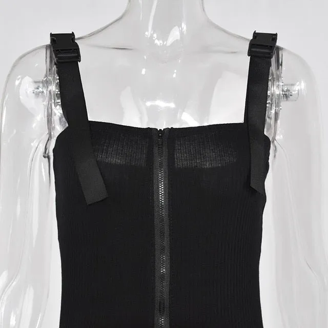 Sleeveless croptop with straps