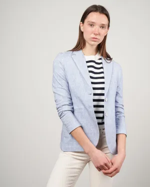 slim long jacket - riviera