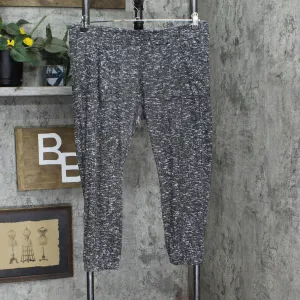 SO Womens Knit Lightweight Sweater Unlined Leggings Black Marble XL