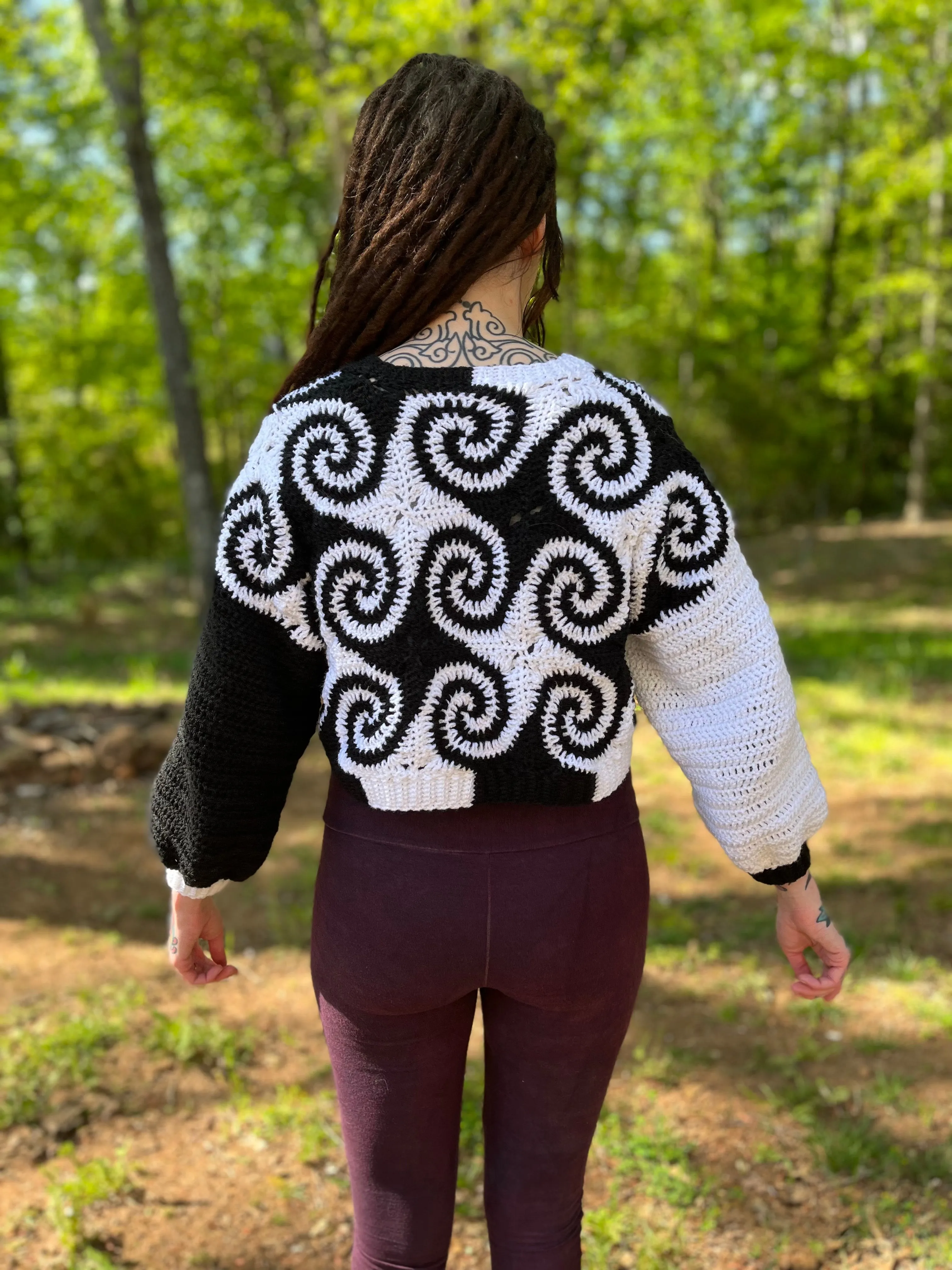 Spiral Out Cardigan Pattern