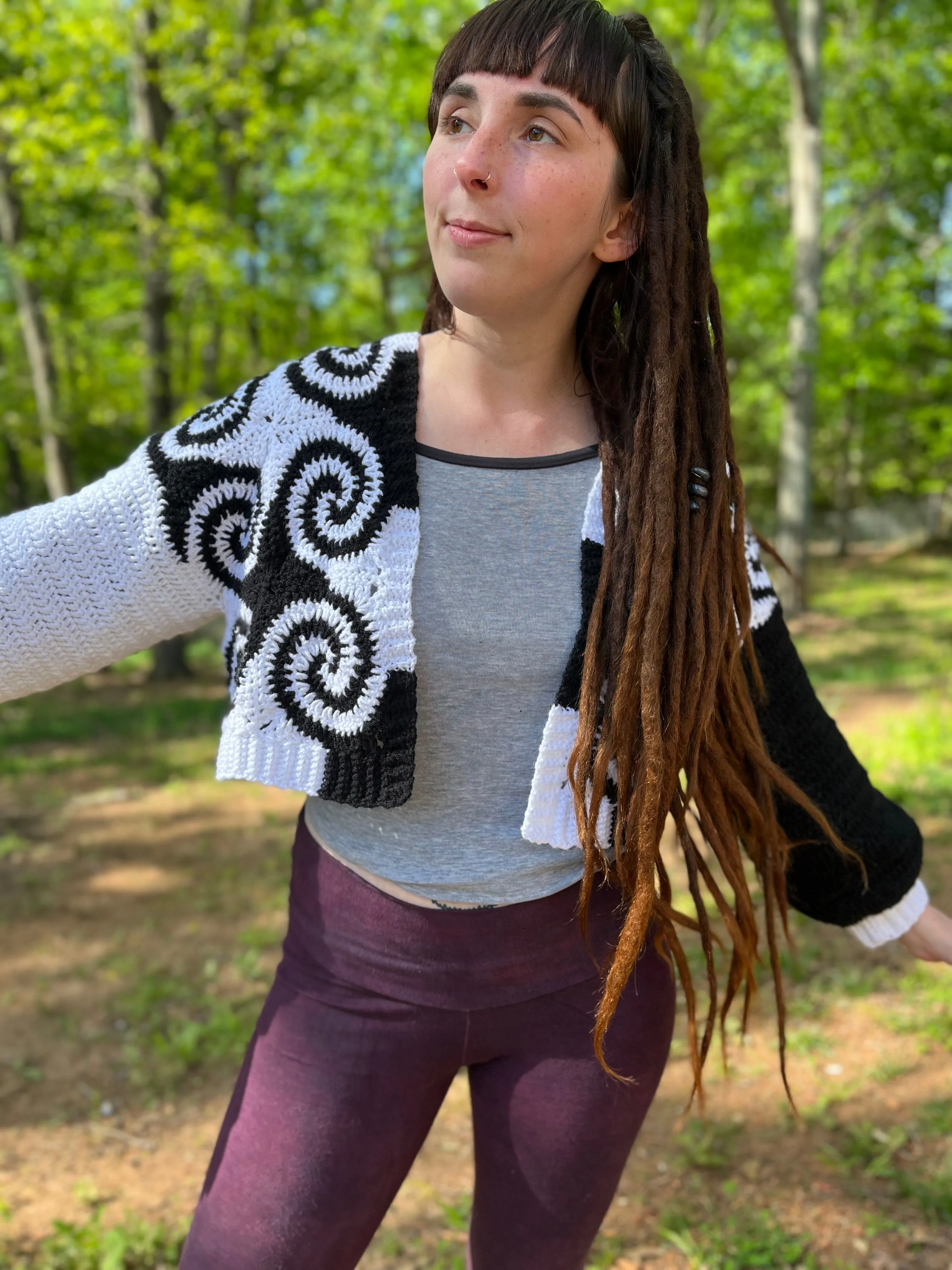 Spiral Out Cardigan Pattern