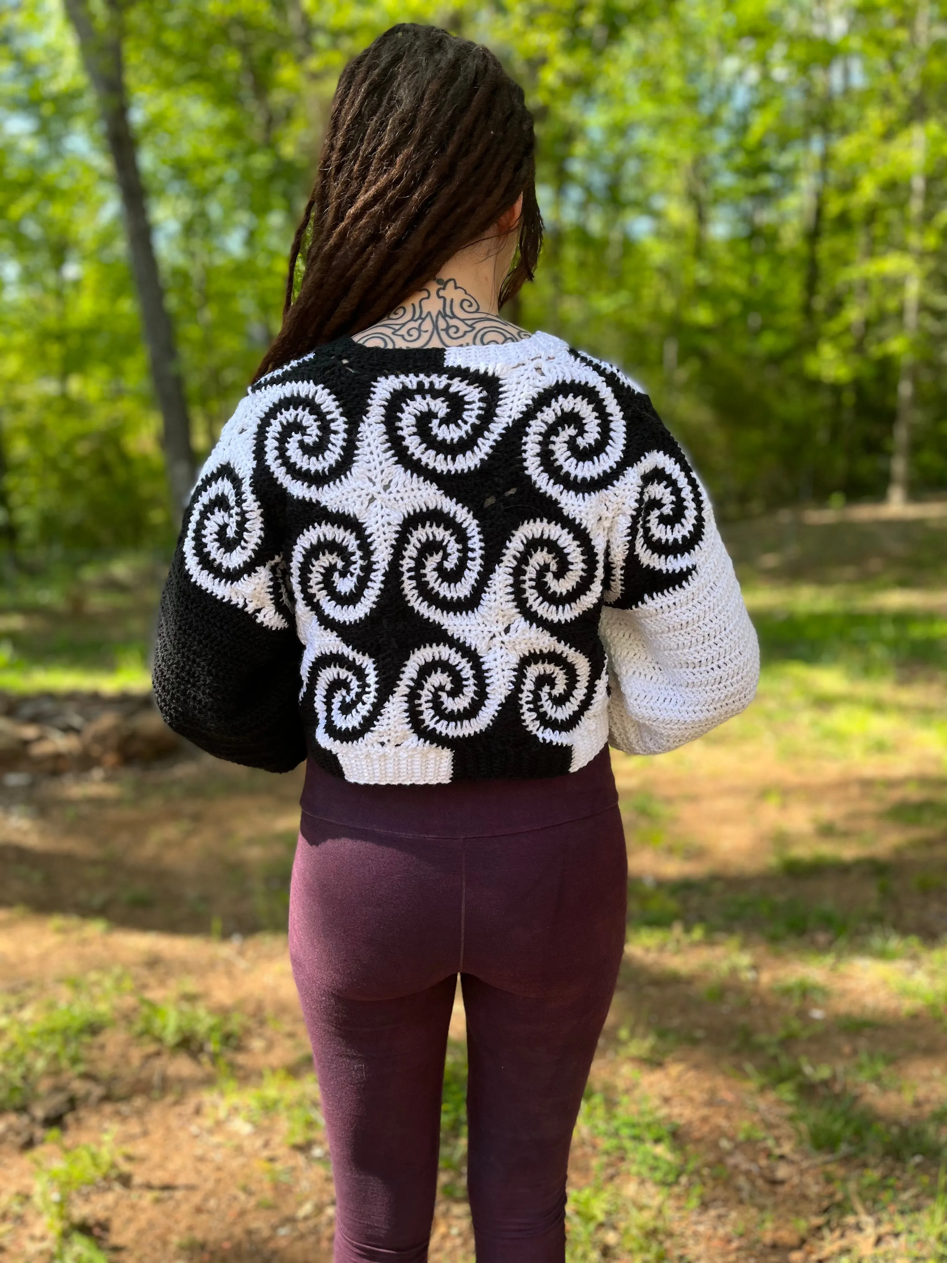 Spiral Out Cardigan Pattern